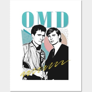 OMD \ Original Retro Tribute Design Posters and Art